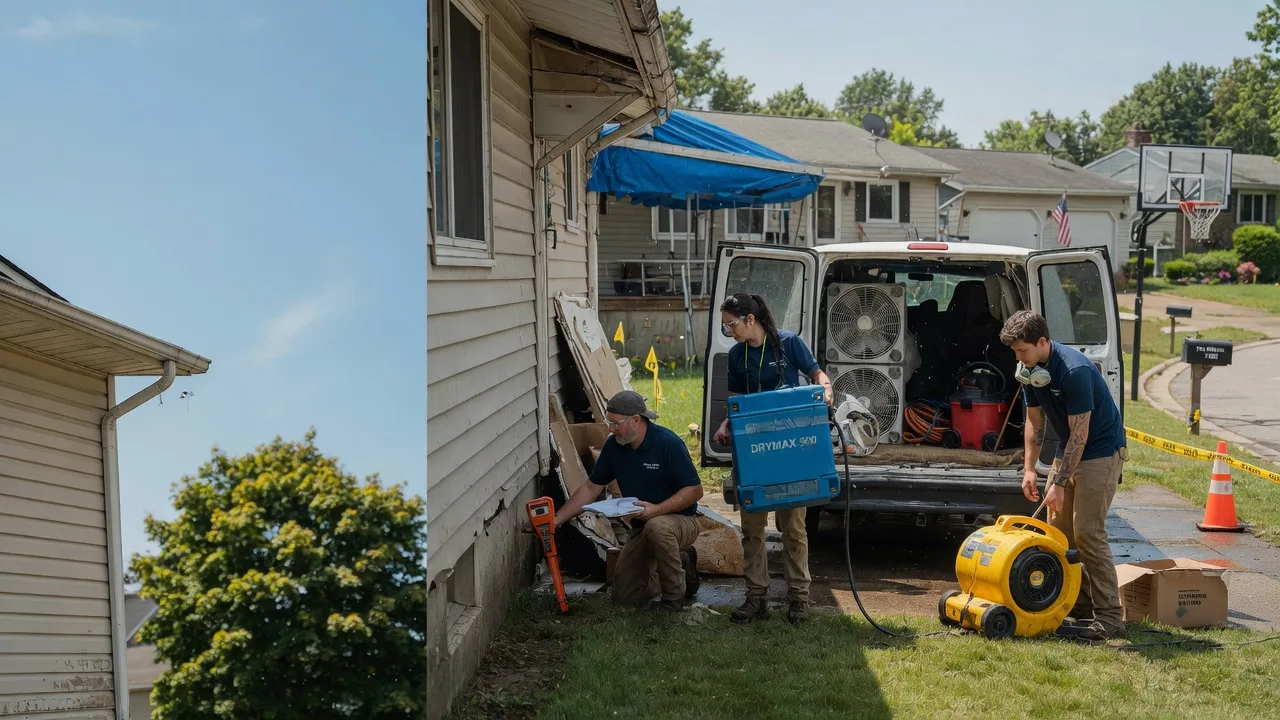 Ceiling Leak Cleanup in Oneida, IL near me